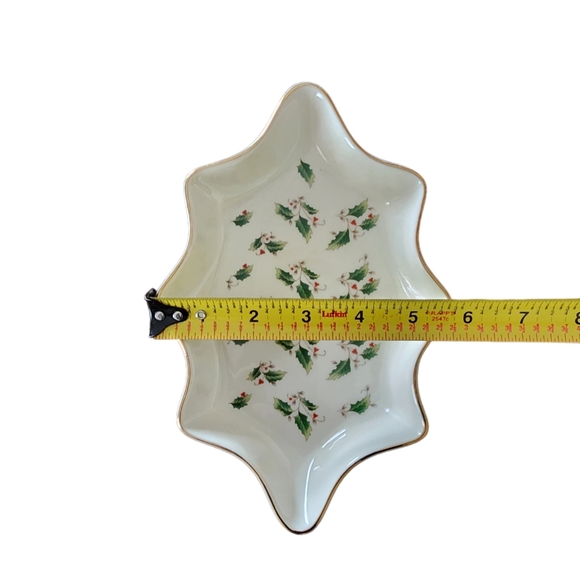 Holly Holiday Vintage Candy Dish - Picture 3 of 5